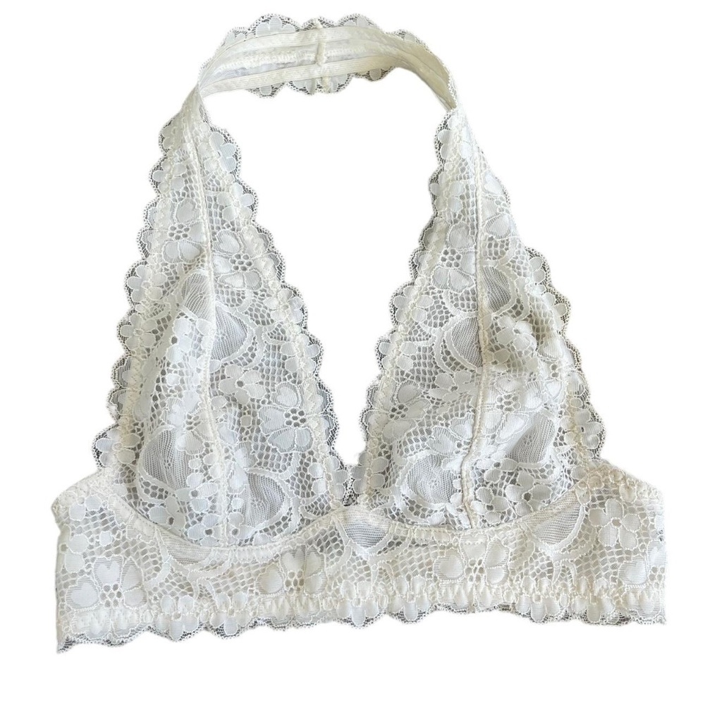 Free People white lace bralette
